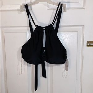 Swimsuit black top